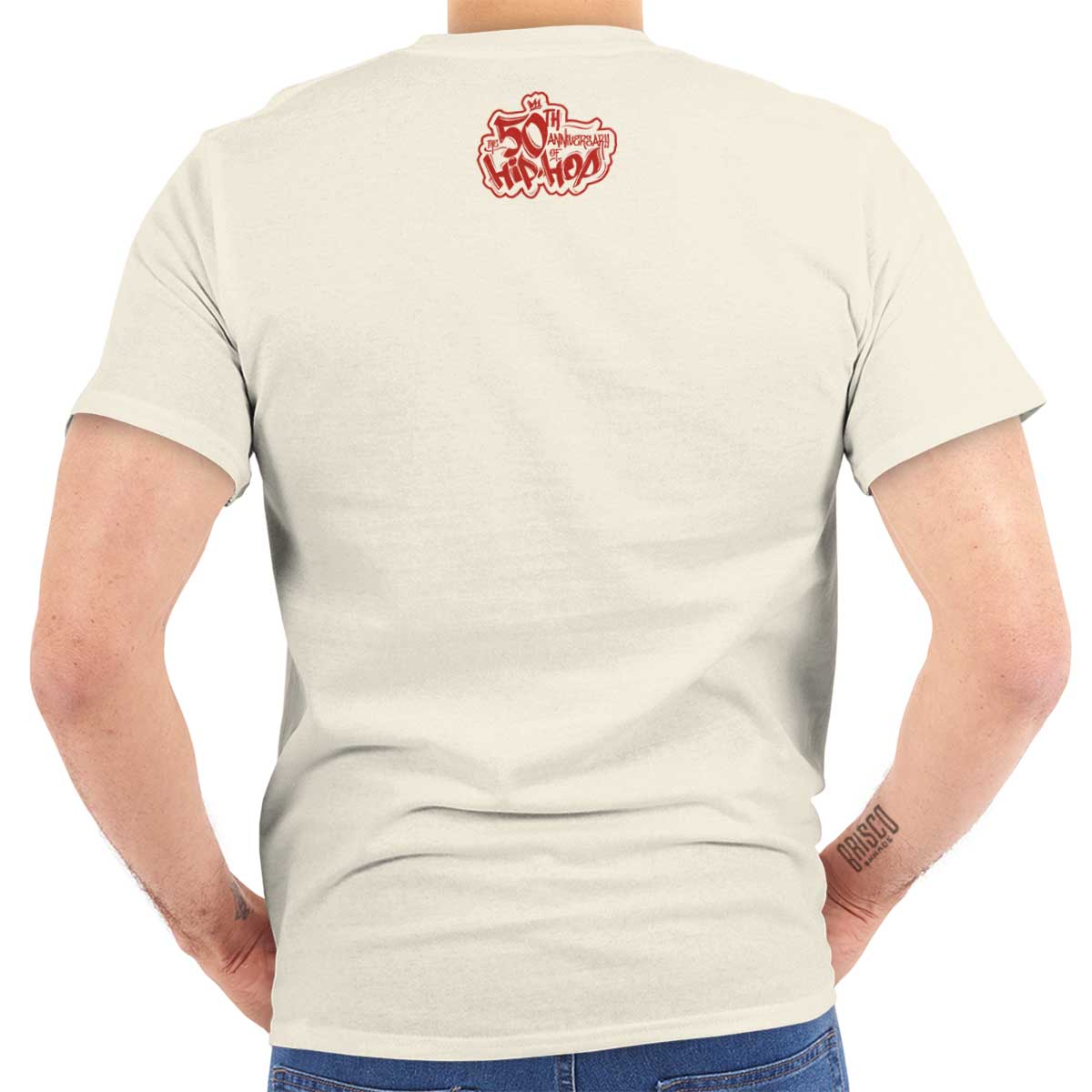 This image represents the start of Hip Hop in 1973 and honors 50 years of music, by mentioning the 1520 Sedwick Avenue address, the birthplace of Hip-Hop.
