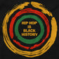 This artwork represents the rich history and significant contributions of African Americans in the form of Hip Hop. With its bold brush-painted rings, it emphasizes the deep impact of African-American culture.