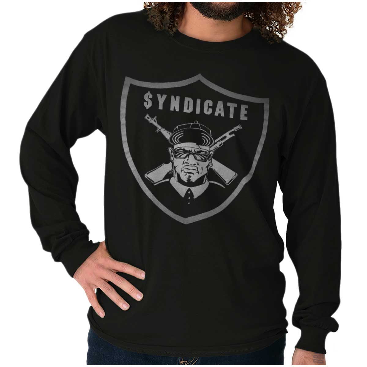 This image represents the Rhyme Syndicate, a significant part of hip-hop history. It symbolizes unity, creativity, and the powerful rhythm of the movement.