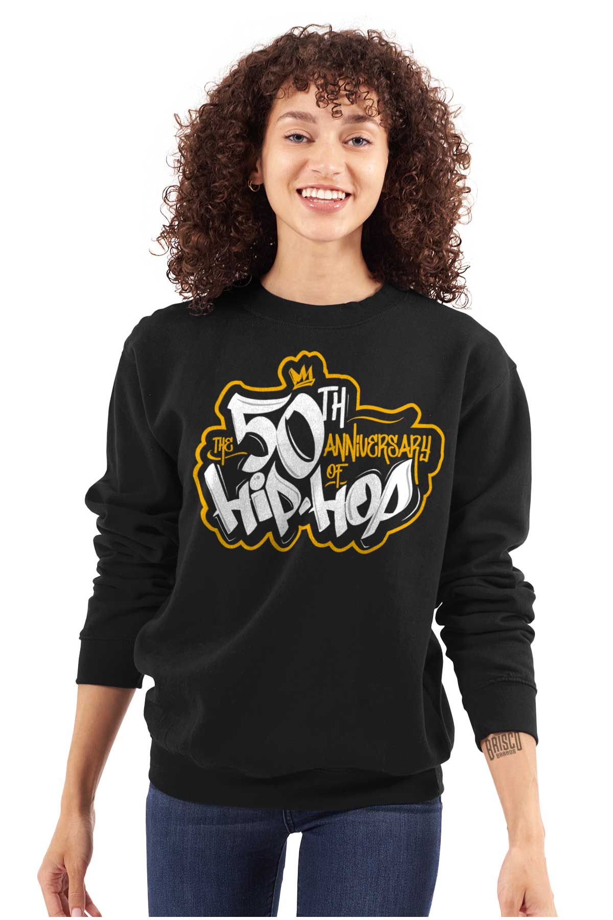 A high definition logo of the brand "The 50th Anniversary of Hip-Hop".