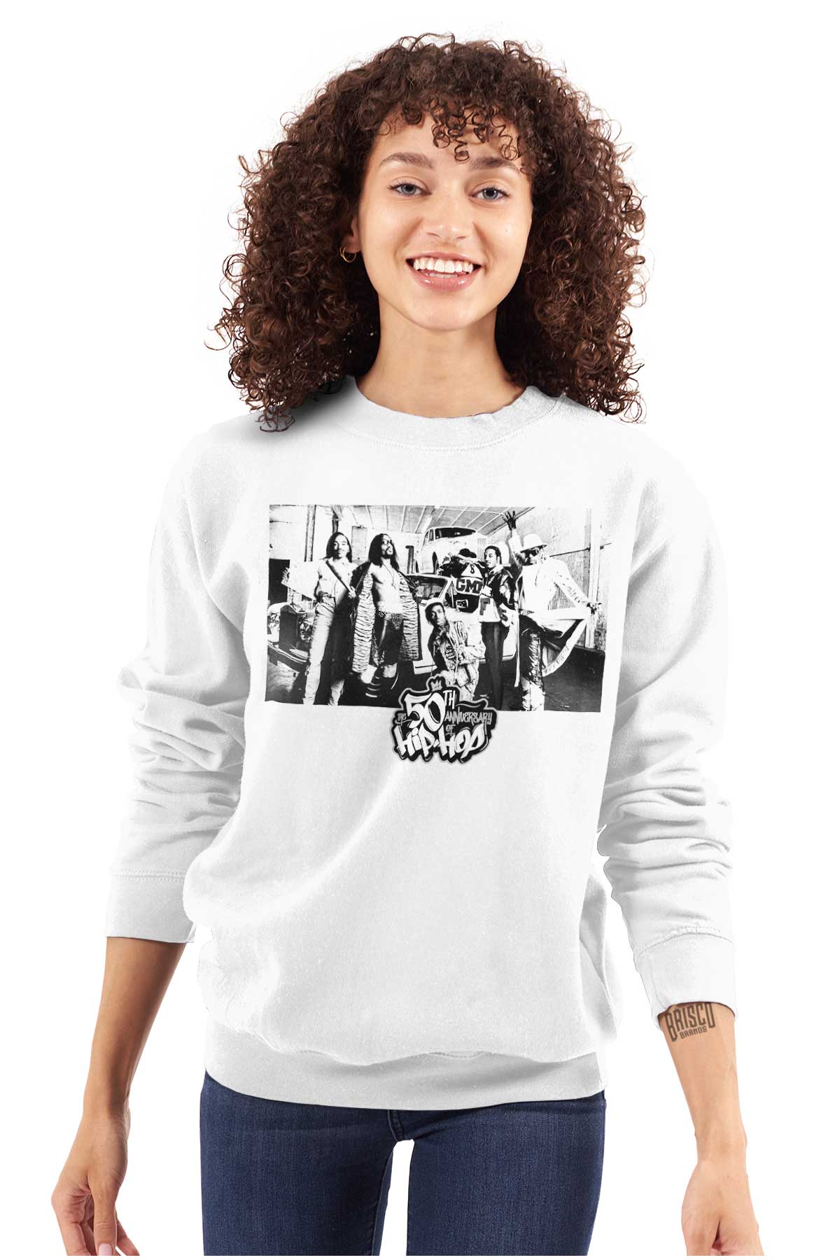 This picture symbolizes the strength and unity of hip-hop pioneers, representing a cultural revolution and global movement, with a resilient garment embodying the spirit of hip-hop.