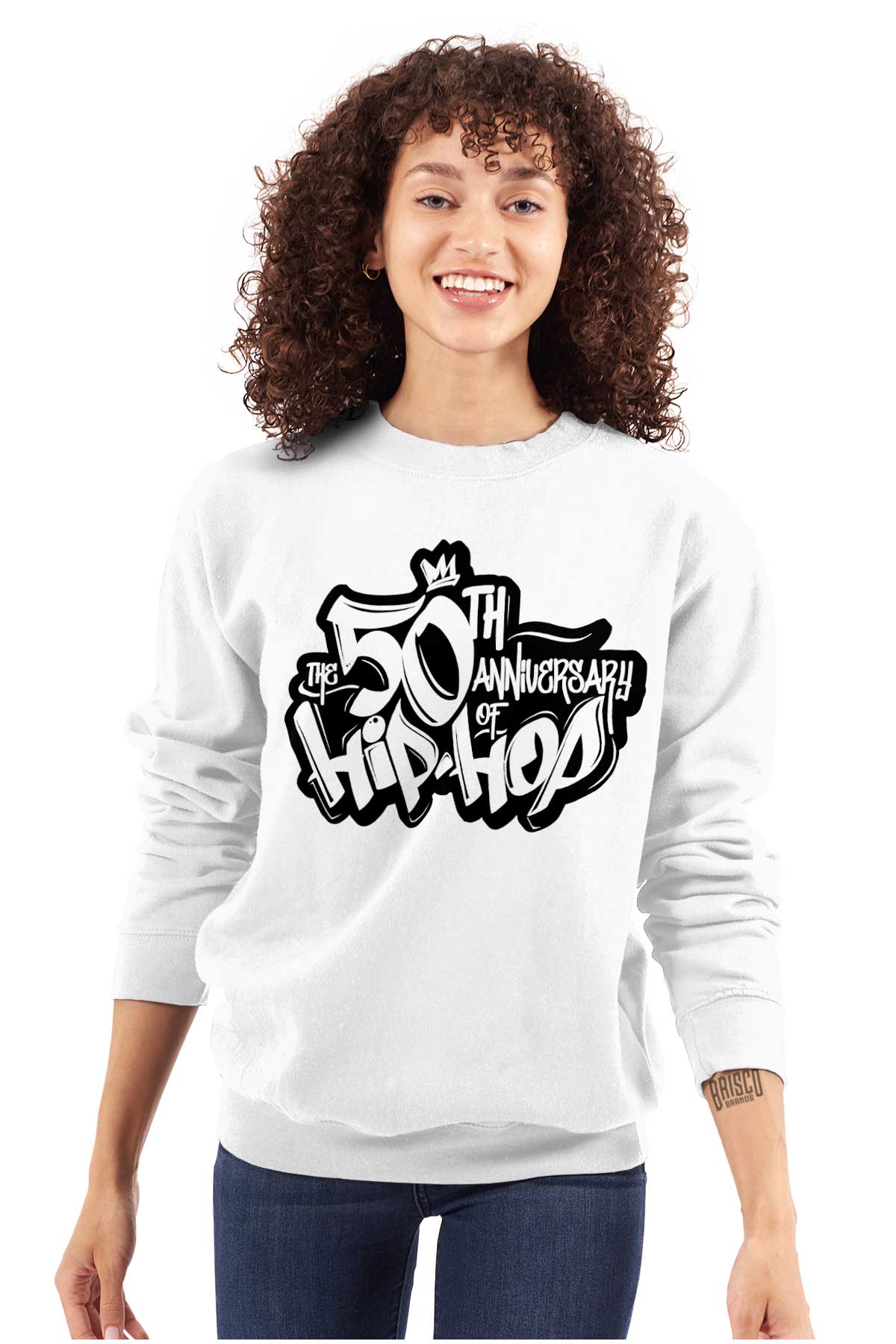 A high definition logo of the brand "The 50th Anniversary of Hip-Hop".