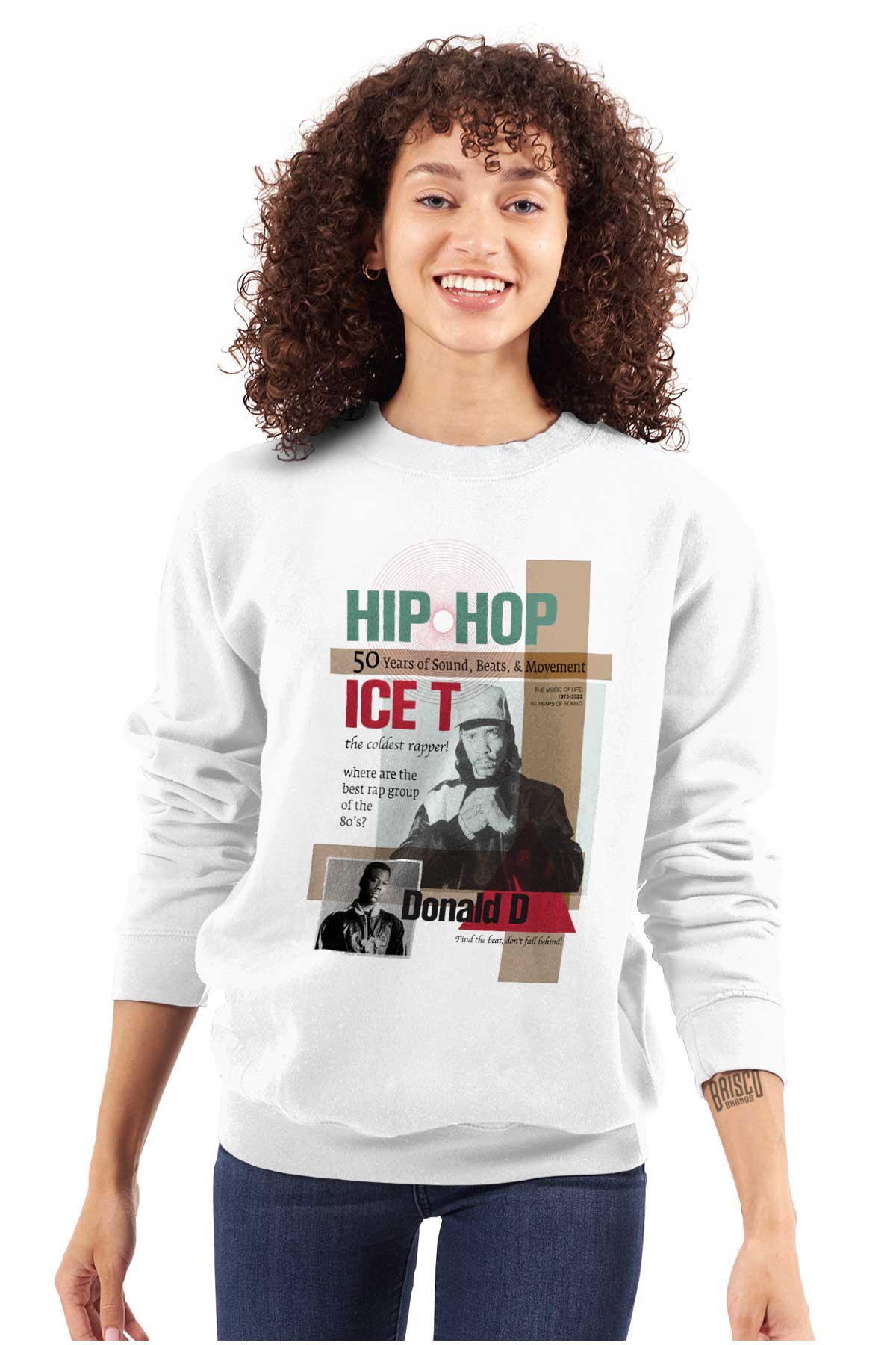 This image shows Ice T and Donald D, influential artists from the 80s Rhyme Syndicate group, help you find the rhythm.