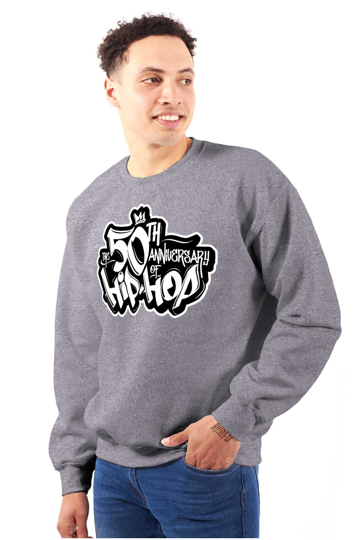 A high definition logo of the brand "The 50th Anniversary of Hip-Hop".