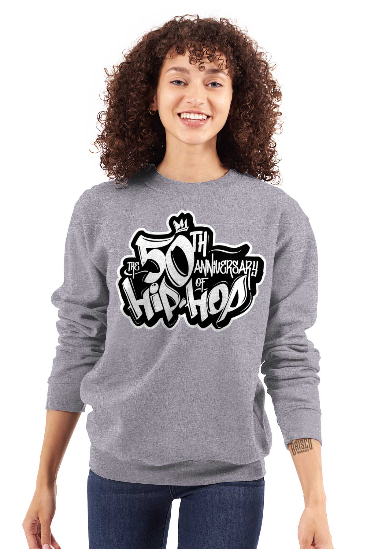 A high definition logo of the brand "The 50th Anniversary of Hip-Hop".
