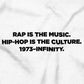 Celebrate and support the 50th Anniversary of Hip Hop, a music genre called Rap that represents the culture of Hip-Hop from 1973 to today.