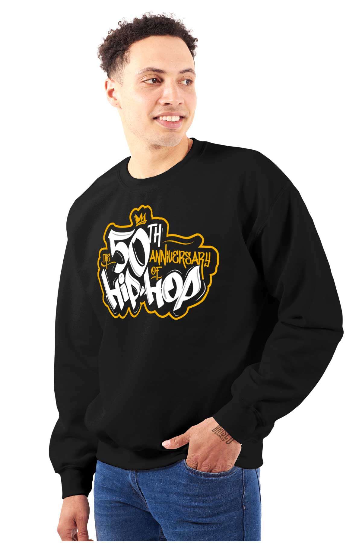 A high definition logo of the brand "The 50th Anniversary of Hip-Hop".