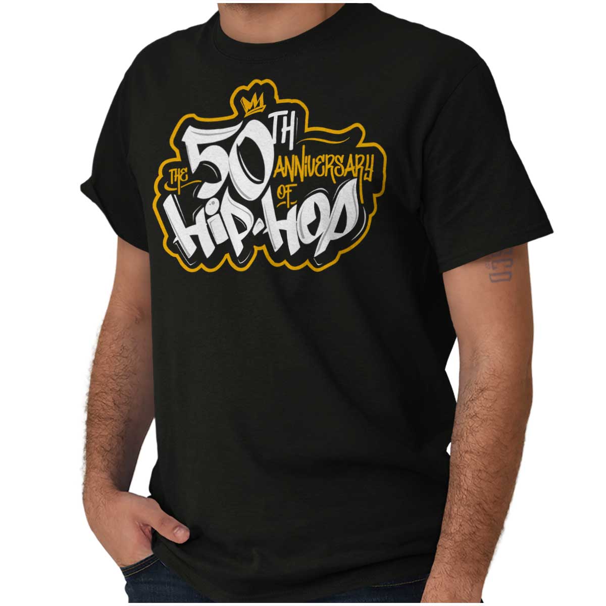 A high definition logo of the brand "The 50th Anniversary of Hip-Hop".