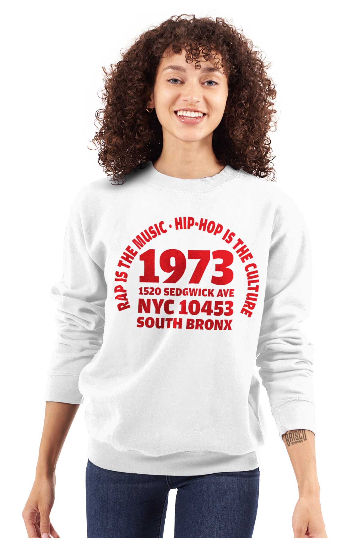This image represents the start of Hip Hop in 1973 and honors 50 years of music, by mentioning the 1520 Sedwick Avenue address, the birthplace of Hip-Hop.