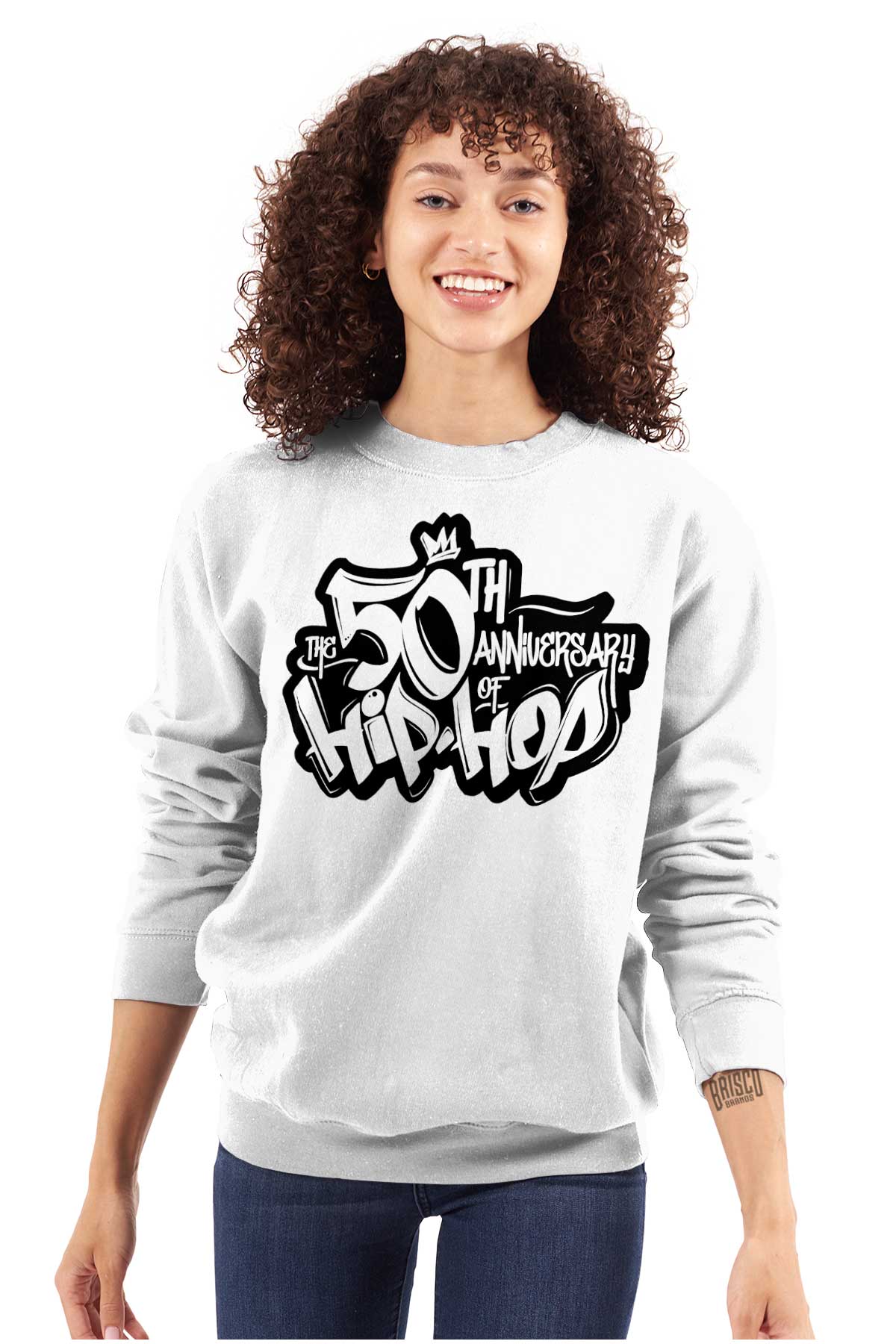 A high definition logo of the brand "The 50th Anniversary of Hip-Hop".