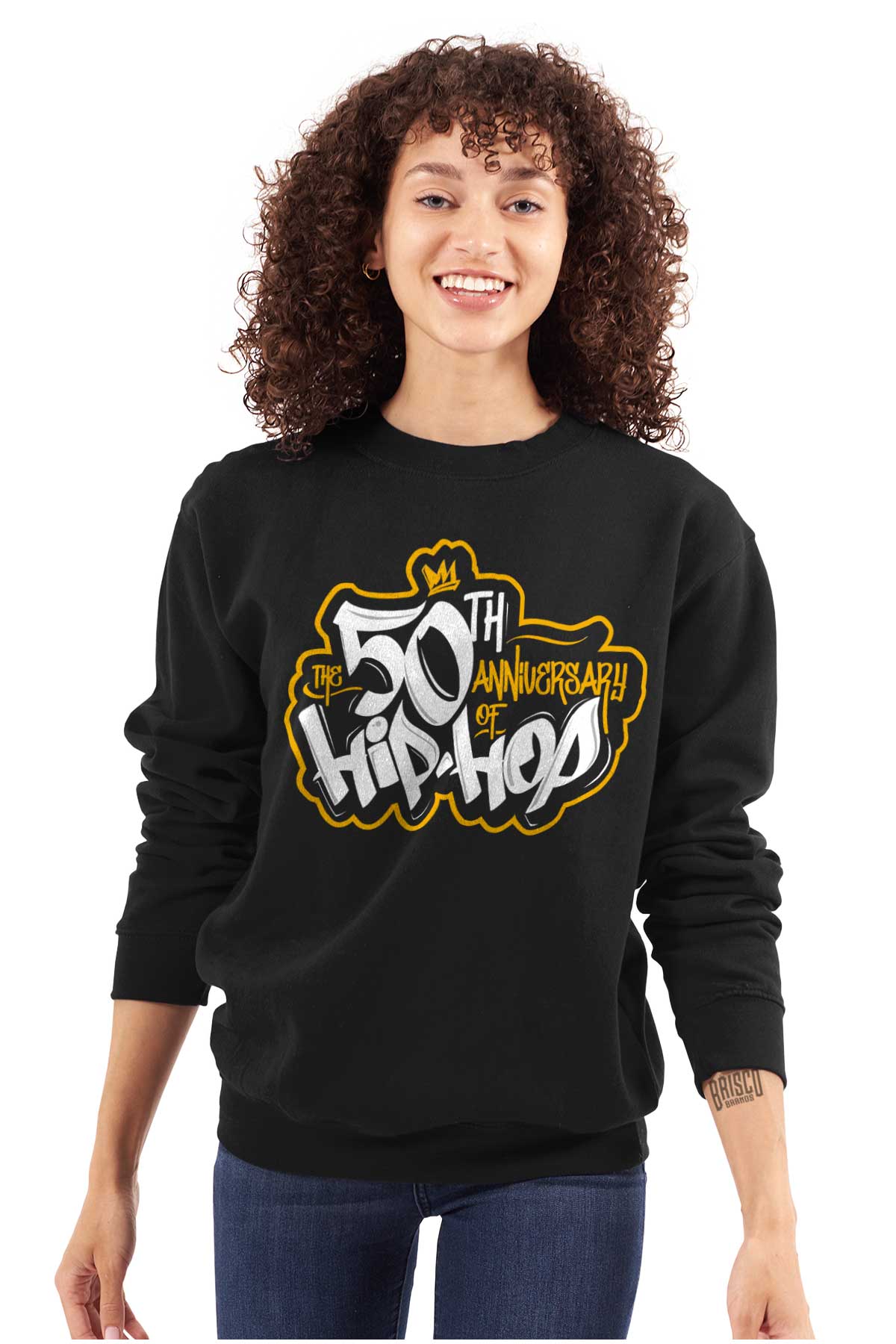 A high definition logo of the brand "The 50th Anniversary of Hip-Hop".