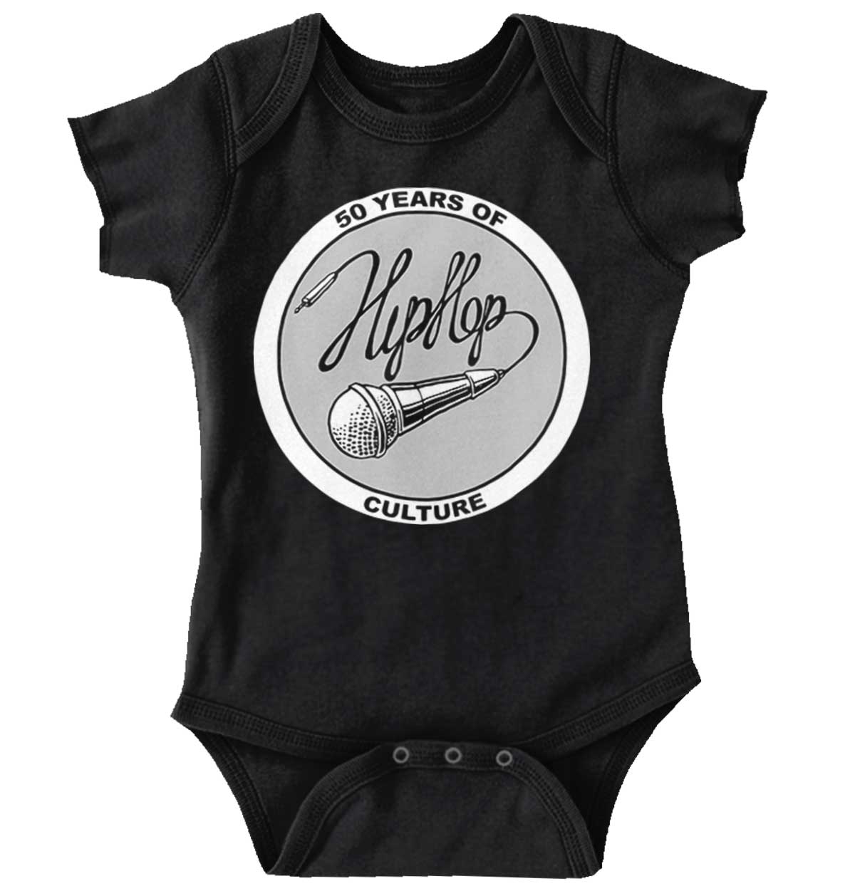 This design honors hip-hop culture and its 50-year legacy with a mic and wire writing hip hop with it, embodying its creativity and strength, allowing you to express hip-hop as a way of life.