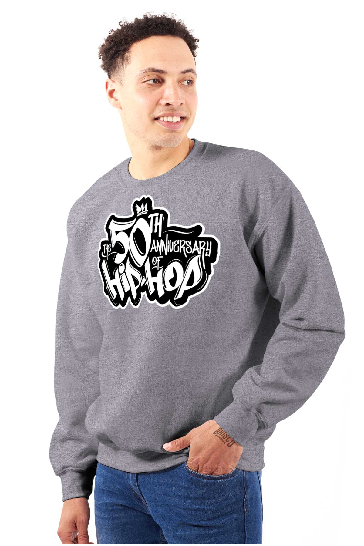 A high definition logo of the brand "The 50th Anniversary of Hip-Hop".