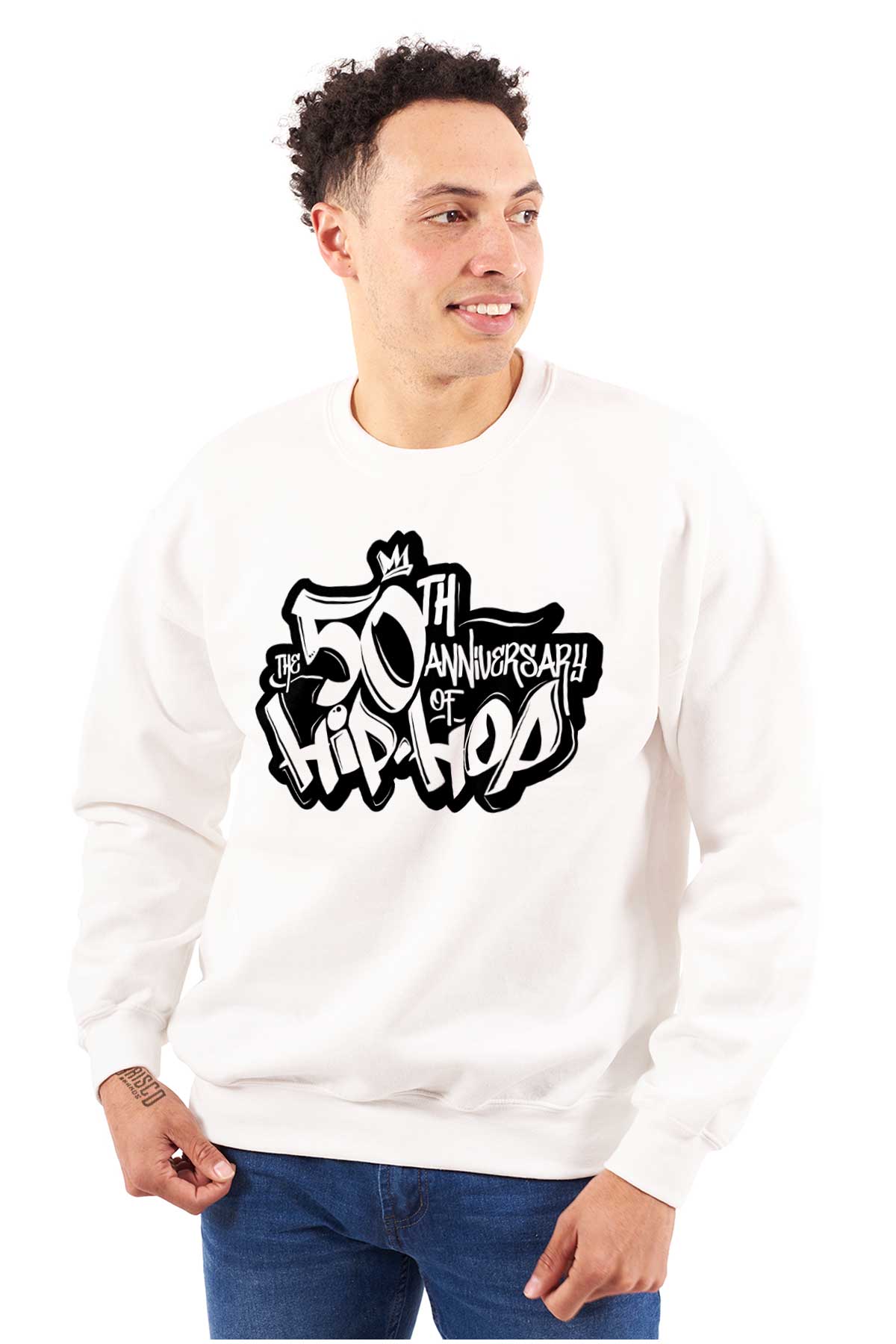 A high definition logo of the brand "The 50th Anniversary of Hip-Hop".