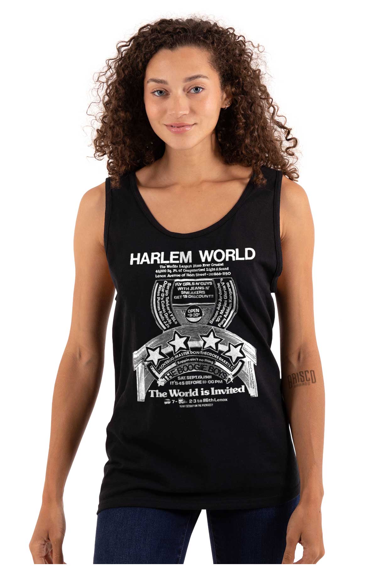 A black-and-white graphic showing the influence of rap's golden era in Harlem, the birthplace of hip-hop.