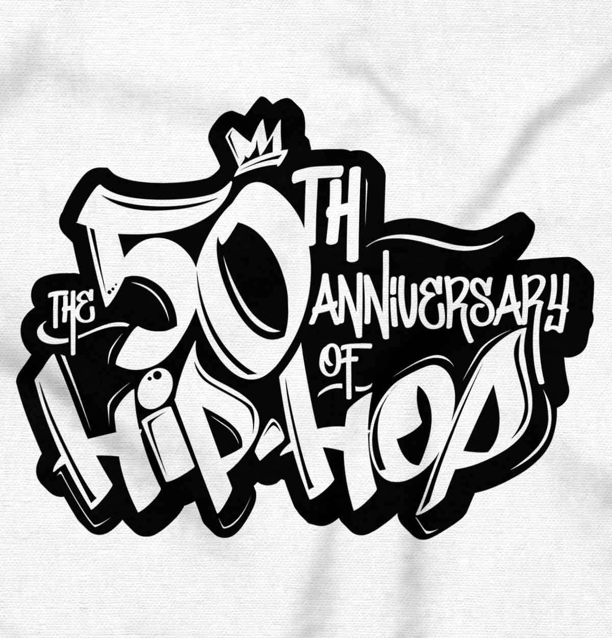 A high definition logo of the brand "The 50th Anniversary of Hip-Hop".