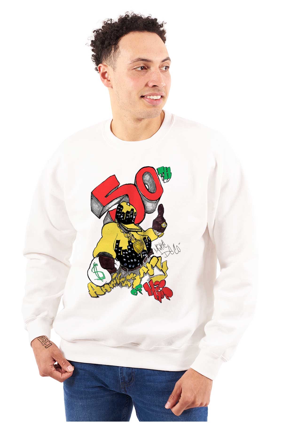 Celebrate the influential DJ Kool Herc and the vibrant house parties that sparked a cultural revolution with this classic design that brings back the nostalgia of the golden age of Hip Hop.
