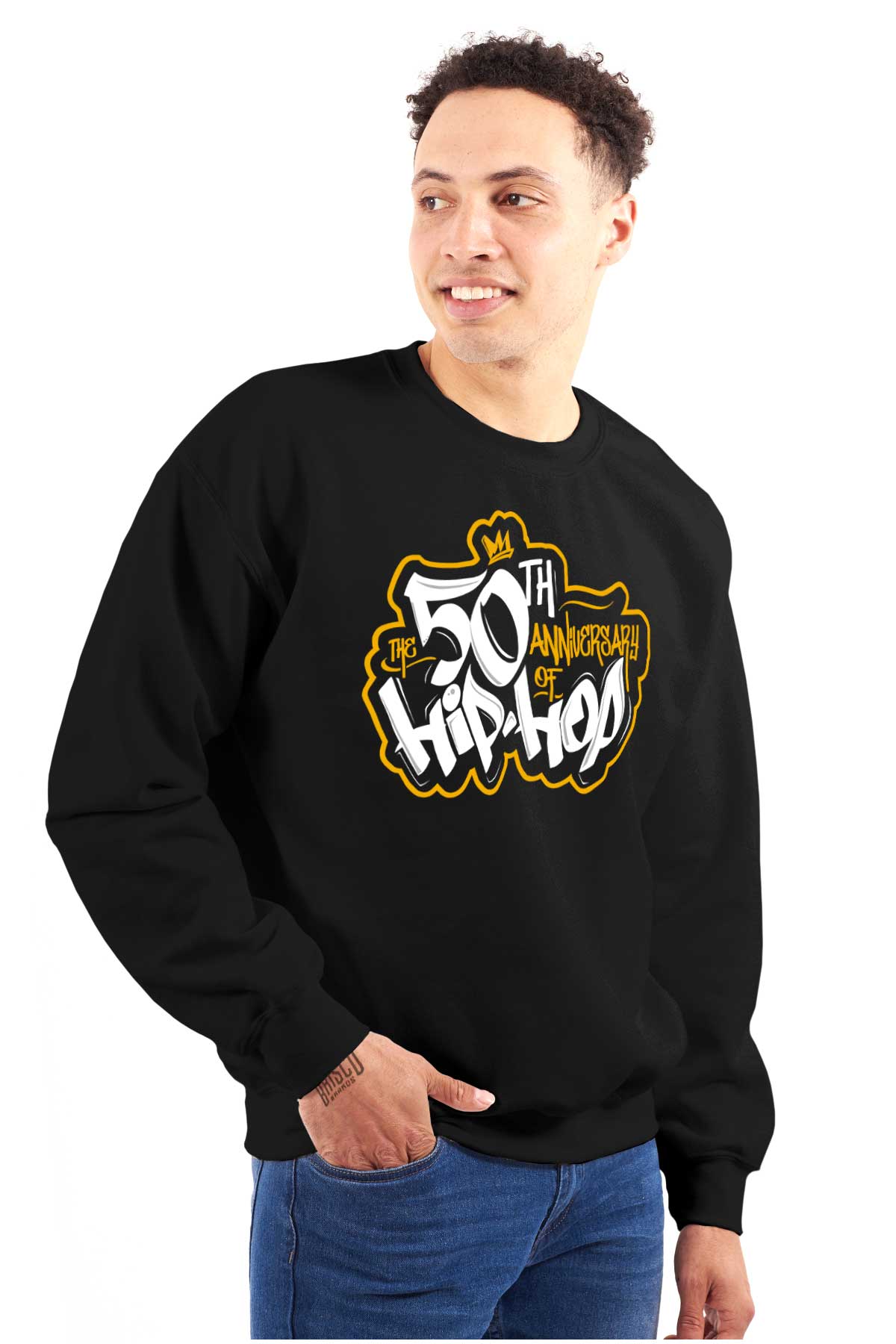 A high definition logo of the brand "The 50th Anniversary of Hip-Hop".