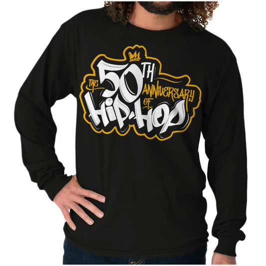 A high definition logo of the brand "The 50th Anniversary of Hip-Hop".
