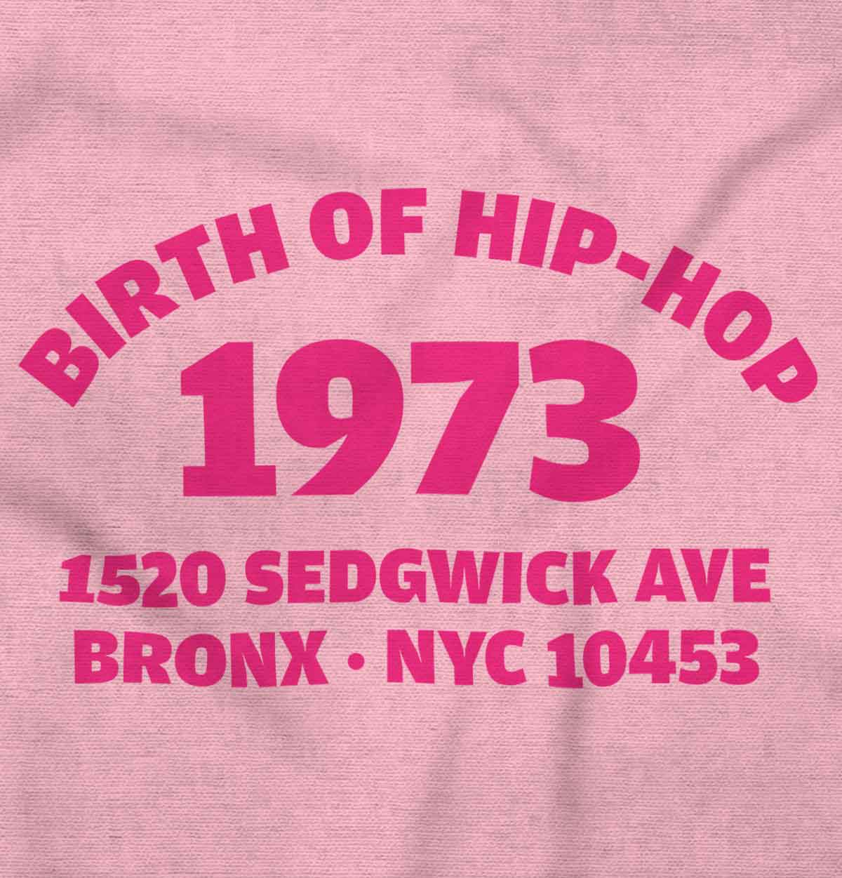 This image represents the start of Hip Hop in 1973 and honors 50 years of music, with a special emphasis on women's involvement.