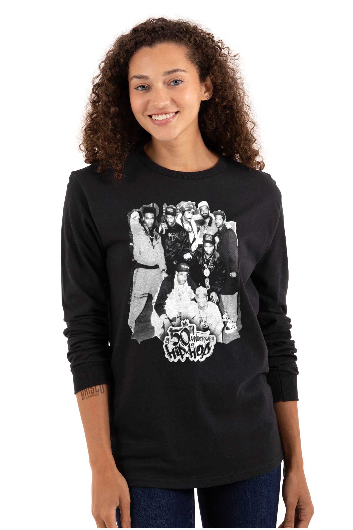 This design showcases the original creators of hip-hop, coming together to embody the energy and essence of the culture. It pays tribute to the pioneers who started this movement 50 years ago.