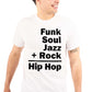 This design represents the coming together of different sounds to create the rhythm and soul of hip hop.