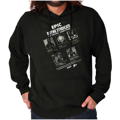 A powerful design that honors the influential "EPIC RHYME SYNDICATE" and its talented members. It showcases pictures of Donald D and his crew, reminding us of their impact on hip-hop culture.