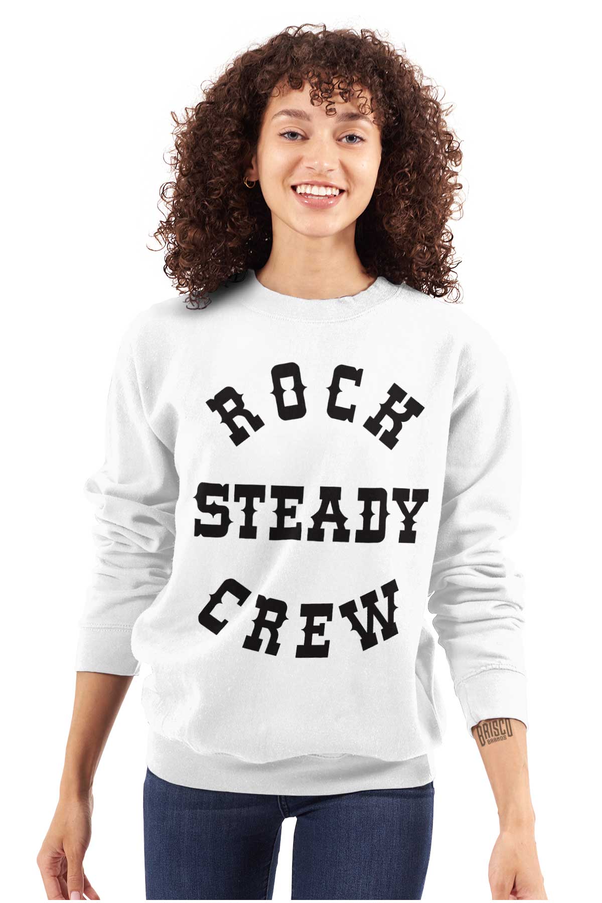 The picture represents the influential Rock Steady Crew in hip-hop culture, encouraging pride, strength, and confidence in any situation.