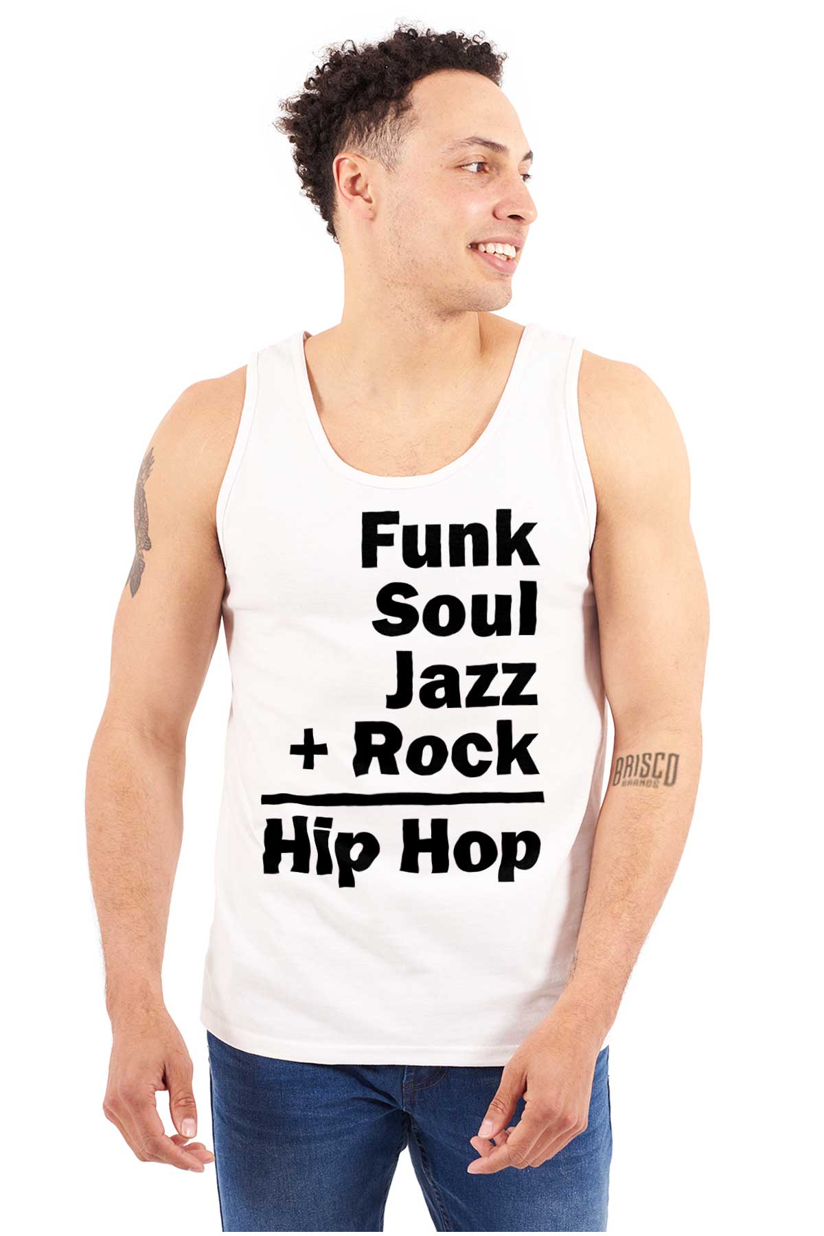 This design represents the coming together of different sounds to create the rhythm and soul of hip hop.