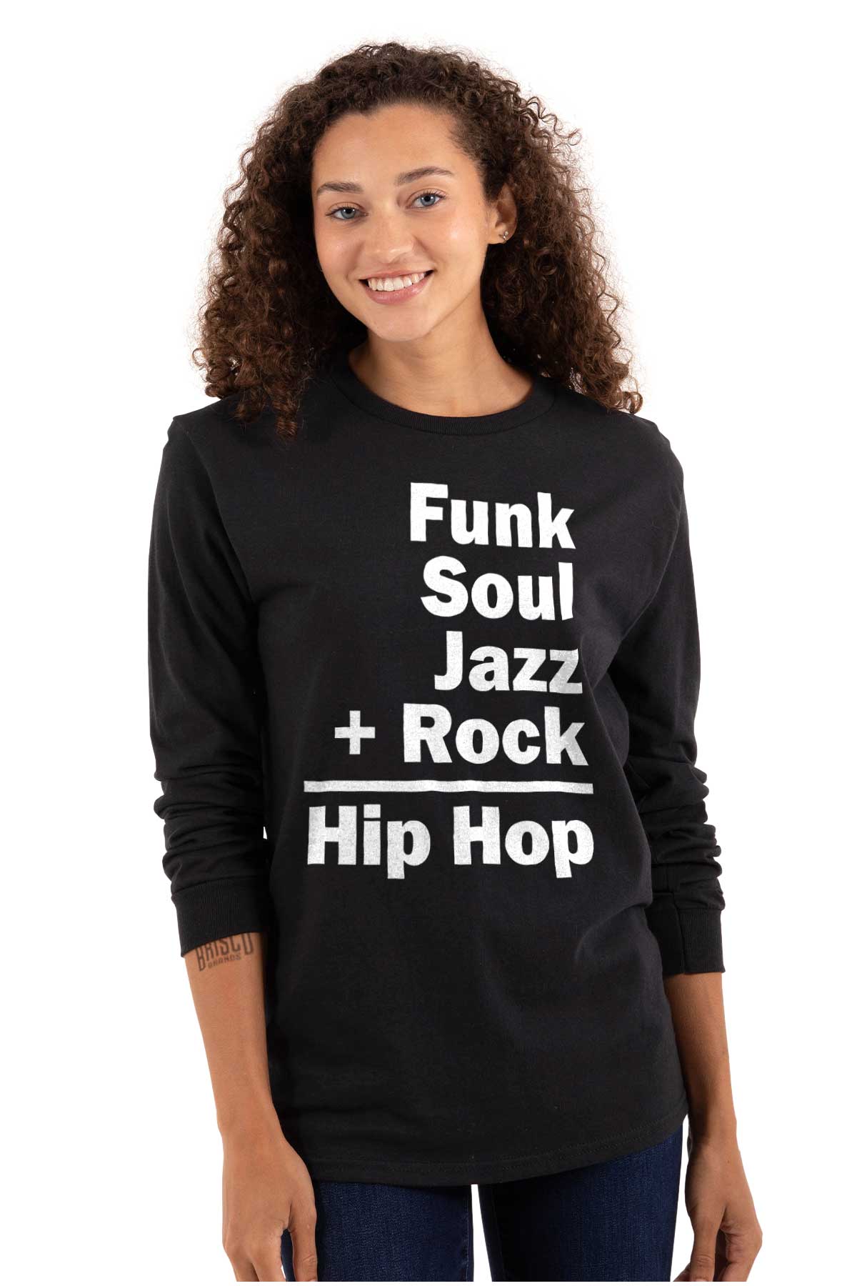 This design represents the coming together of different sounds to create the rhythm and soul of hip hop.