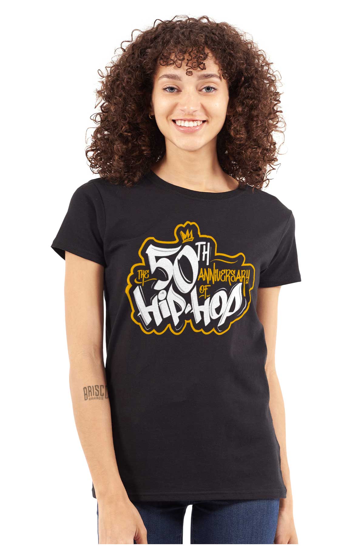 A high definition logo of the brand "The 50th Anniversary of Hip-Hop".