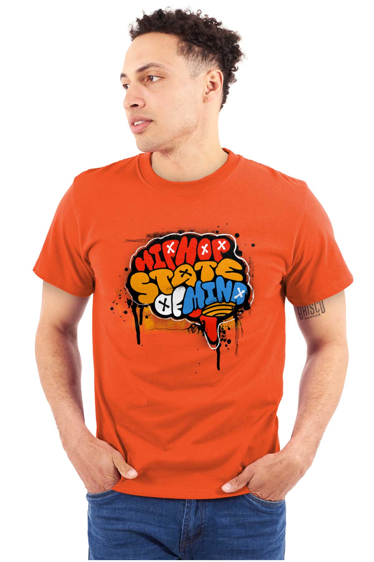 This design has a graffiti art vibe that pays tribute to the 50th anniversary of hip hop. It represents the raw energy and passion of the hip hop culture. When you wear this design, you are embodying a whole movement.