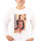 This image is a t-shirt with a design of hip-hop pioneer Donald D, honoring the original artists and culture of hip-hop.