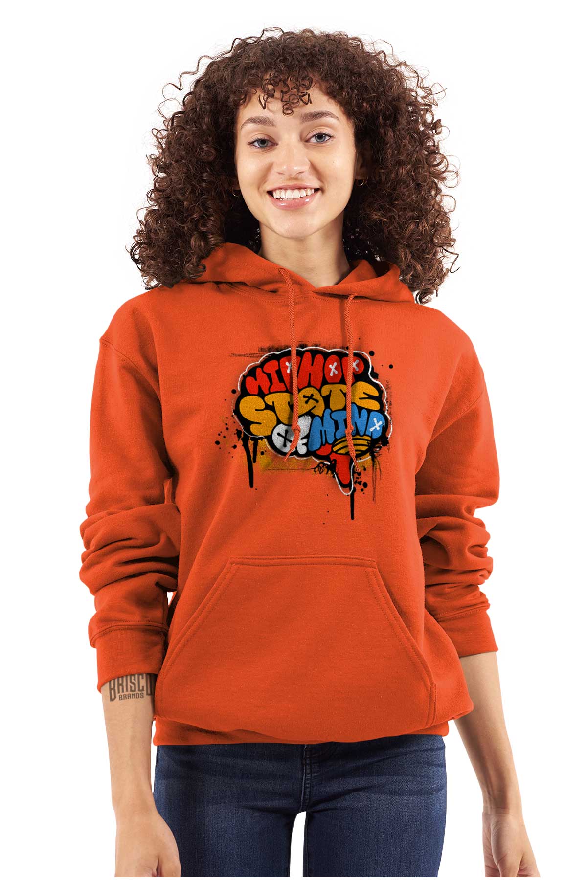 This design has a graffiti art vibe that pays tribute to the 50th anniversary of hip hop. It represents the raw energy and passion of the hip hop culture. When you wear this design, you are embodying a whole movement.