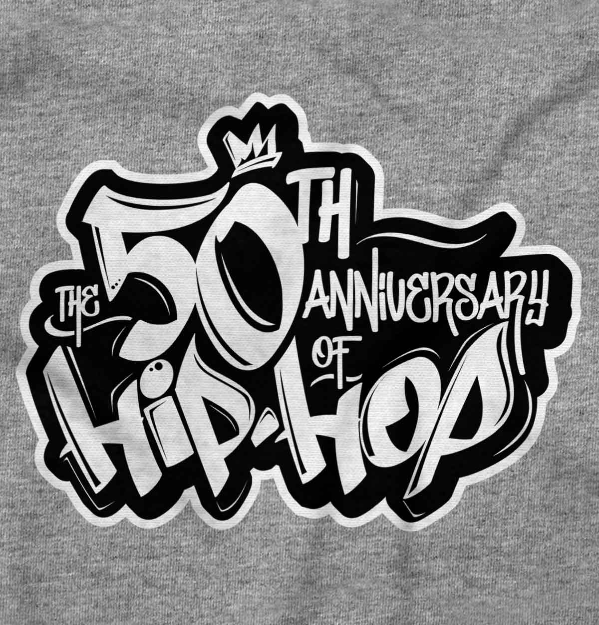 A high definition logo of the brand "The 50th Anniversary of Hip-Hop".