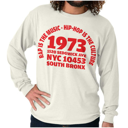 This image represents the start of Hip Hop in 1973 and honors 50 years of music, by mentioning the 1520 Sedwick Avenue address, the birthplace of Hip-Hop.