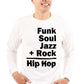 This design represents the coming together of different sounds to create the rhythm and soul of hip hop.