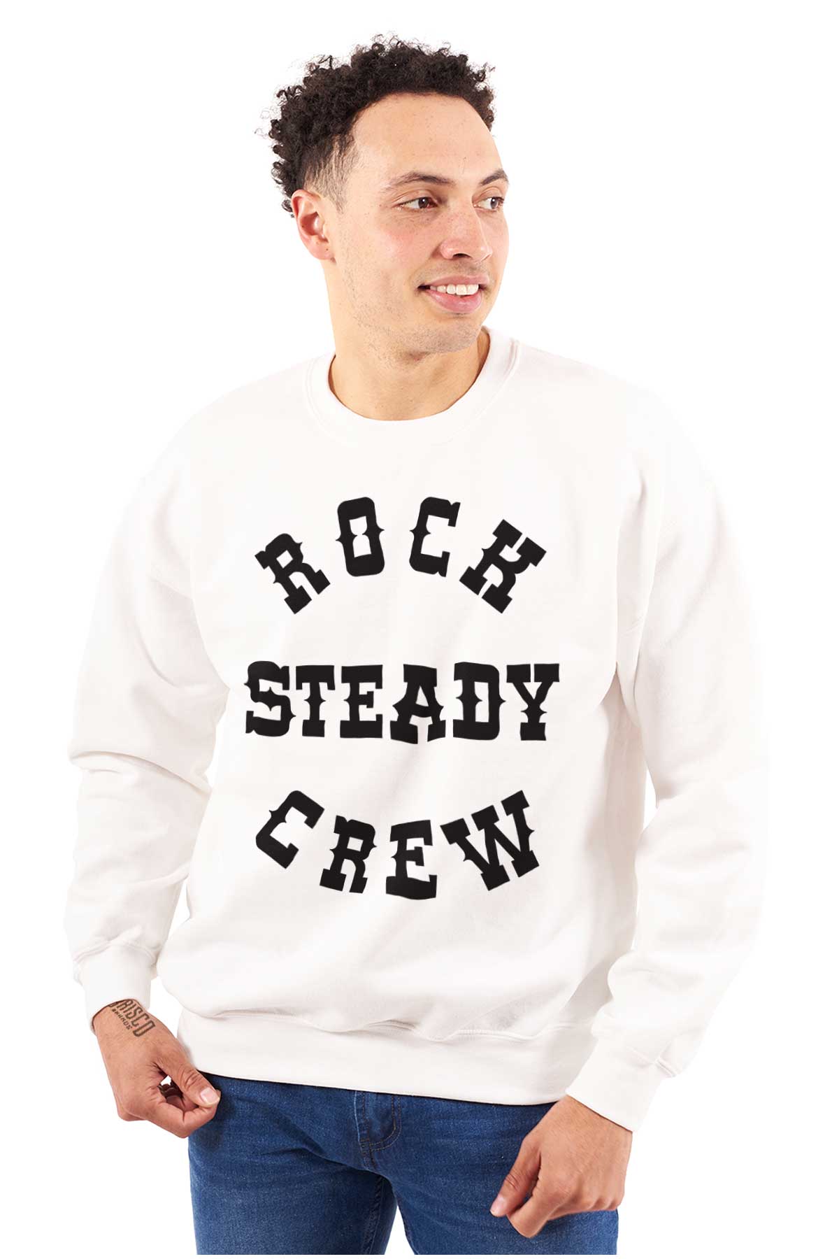 The picture represents the influential Rock Steady Crew in hip-hop culture, encouraging pride, strength, and confidence in any situation.