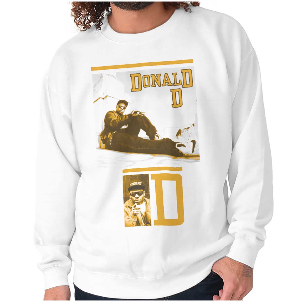 This design honors the influential hip-hop artist Donald D, showcasing his legendary artist, representing his legacy and embodying the energy and charisma of hip-hop.