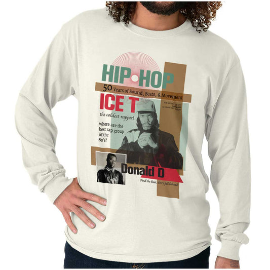 This image shows Ice T and Donald D, influential artists from the 80s Rhyme Syndicate group, help you find the rhythm.